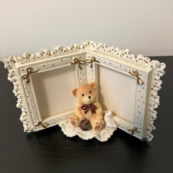 Toy Bear Double Picture Frame - Picture 2 of 3